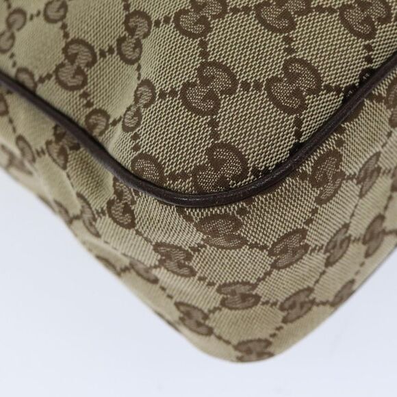 Gucci Gg Canvas Beige Canvas Shoulder Bag (Pre-Owned) - Picture 9 of 16